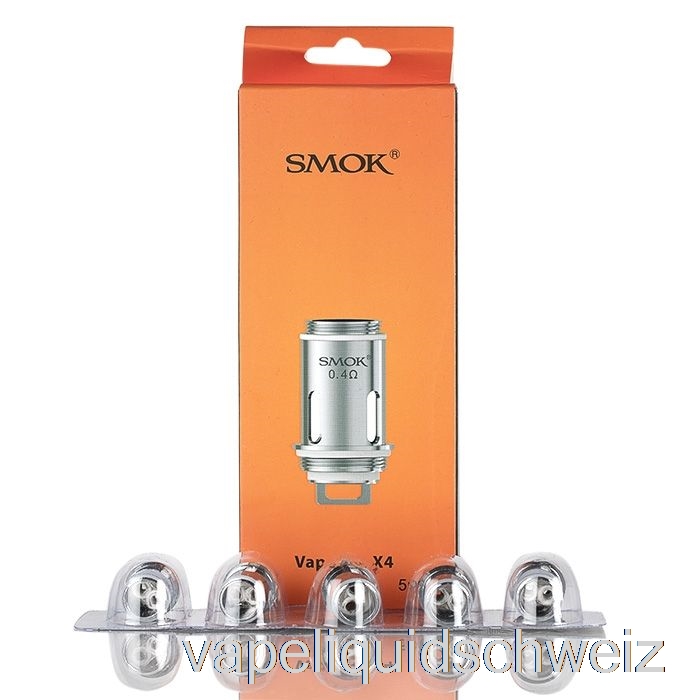 Smok Vape Pen 22 Ersatzspulen 0,4 Ohm X4 Quad Core Vape Liquid E-Liquid Schweiz